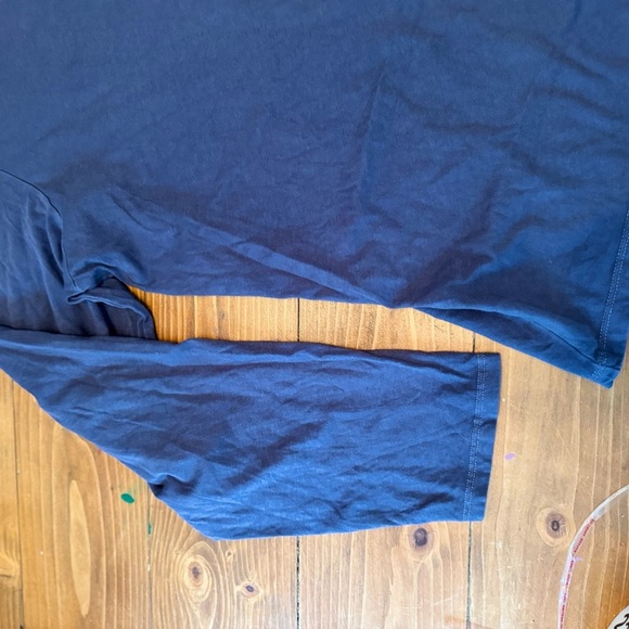 Old Navy Women's Long Sleeve Tee - Navy Blue - Picture 3 of 9